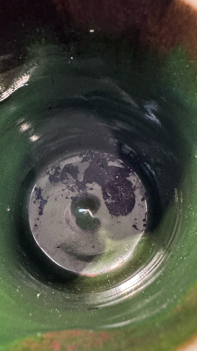 Grande chope Sumida Gawa au sennin en relief, signée Ryōsai — Atelier Inoue Ryōsai, époque Meij-photo-8