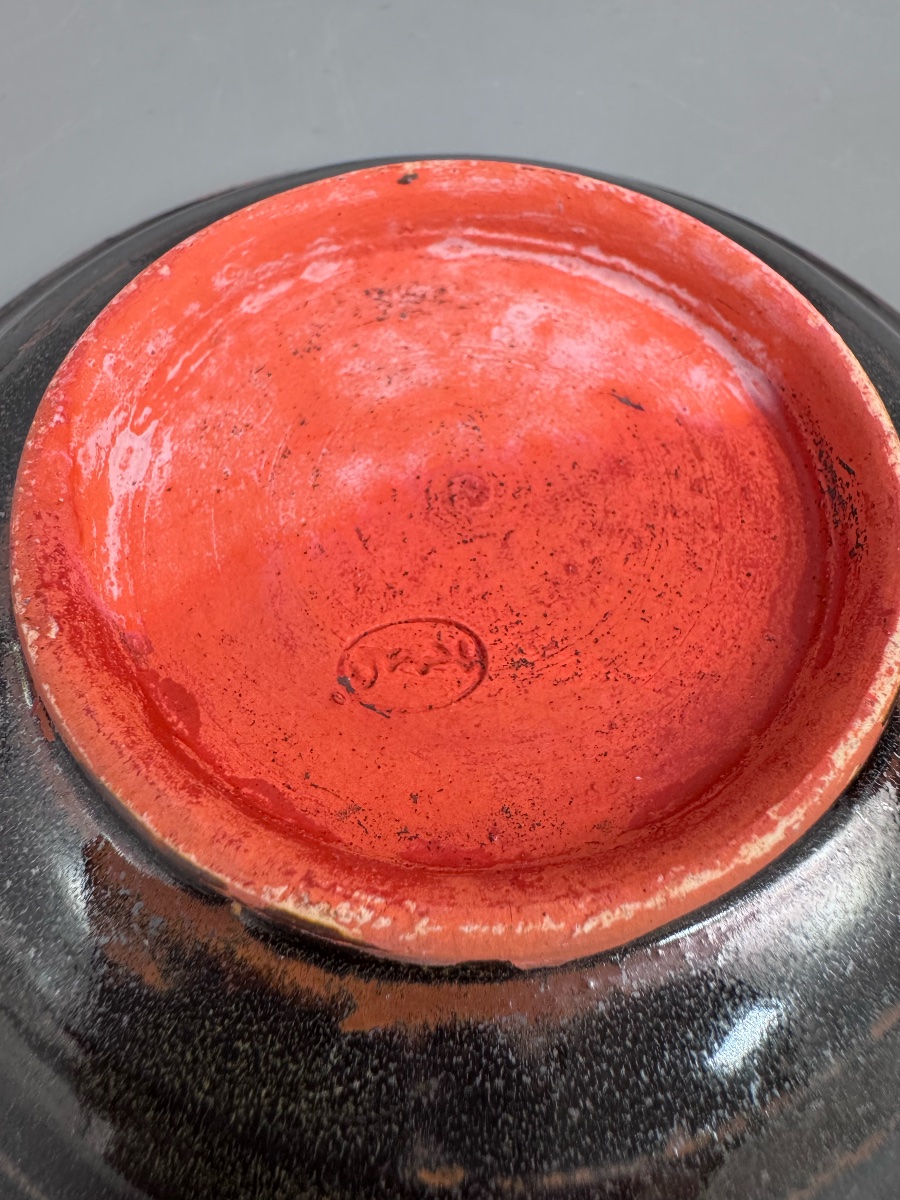 Japanese Sumida Gawa Cup And Saucer With Applied Sage Figures, Attributed To Ishiguro Kōko -photo-8