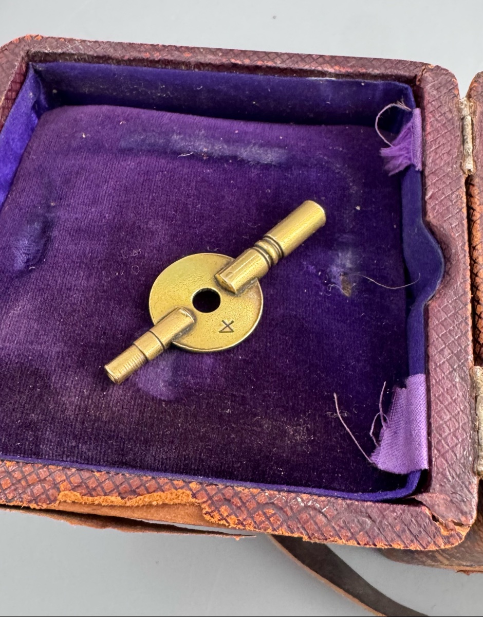 Henri Jacot Paris Eight-day Striking Carriage Clock With Original Travel Case-photo-1