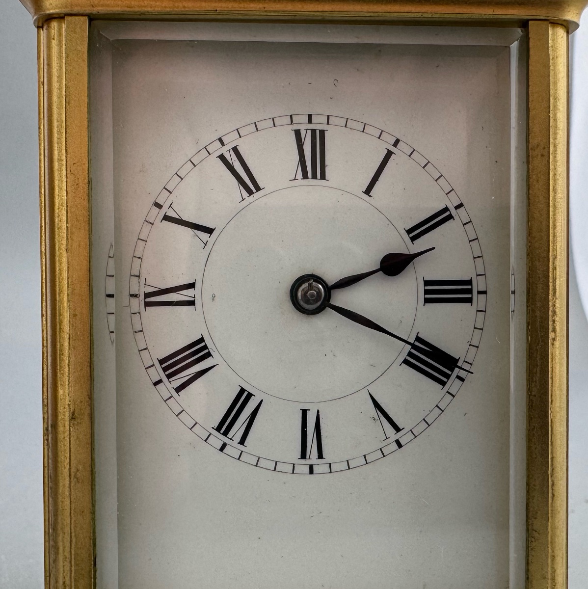Henri Jacot Paris Eight-day Striking Carriage Clock With Original Travel Case-photo-6