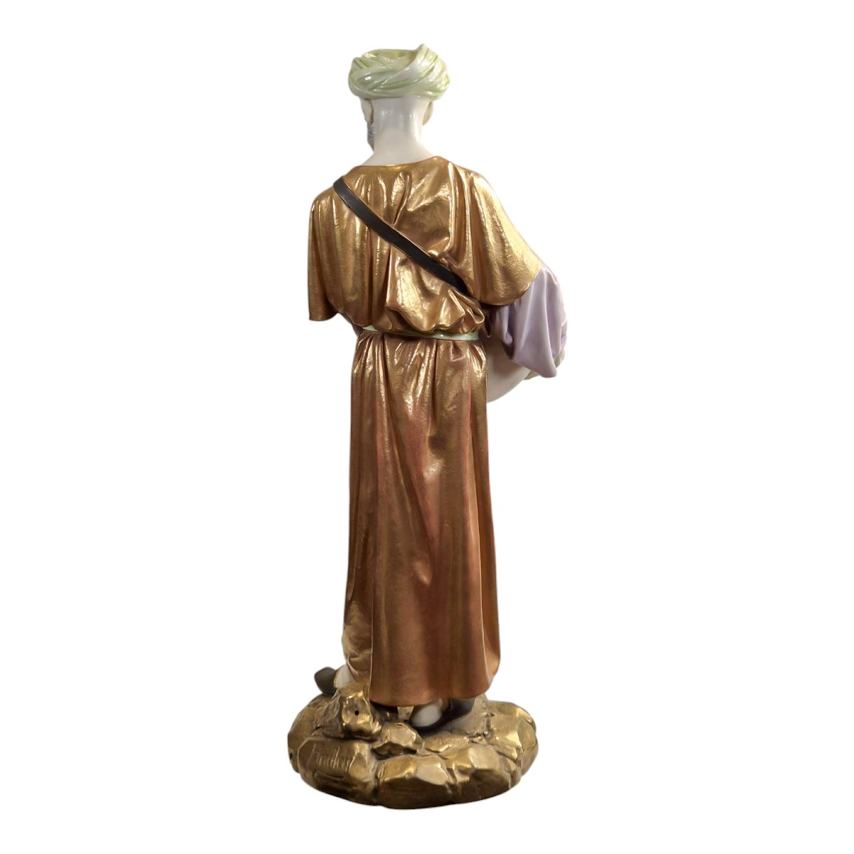 James Hadley pour Royal Worcester, grand « Cairo Water Carrier », Patent Metallic, 1886-photo-3