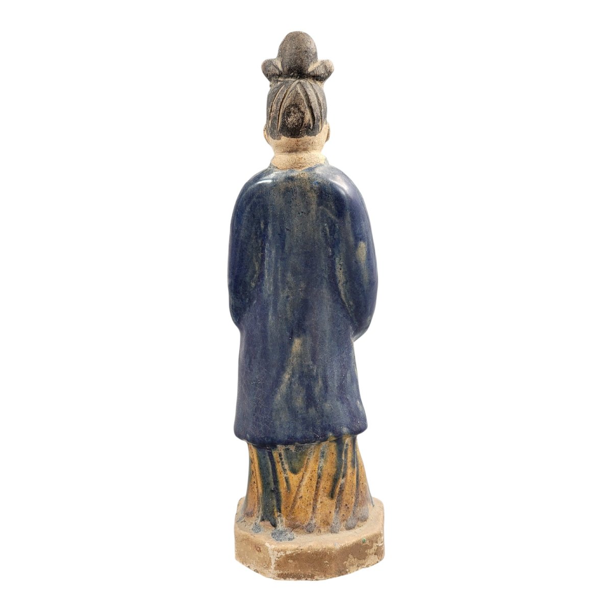 Figure funéraire chinoise en céramique émaillée sancai, dynastie Tang, vers VIIe–VIIIe siècle-photo-4