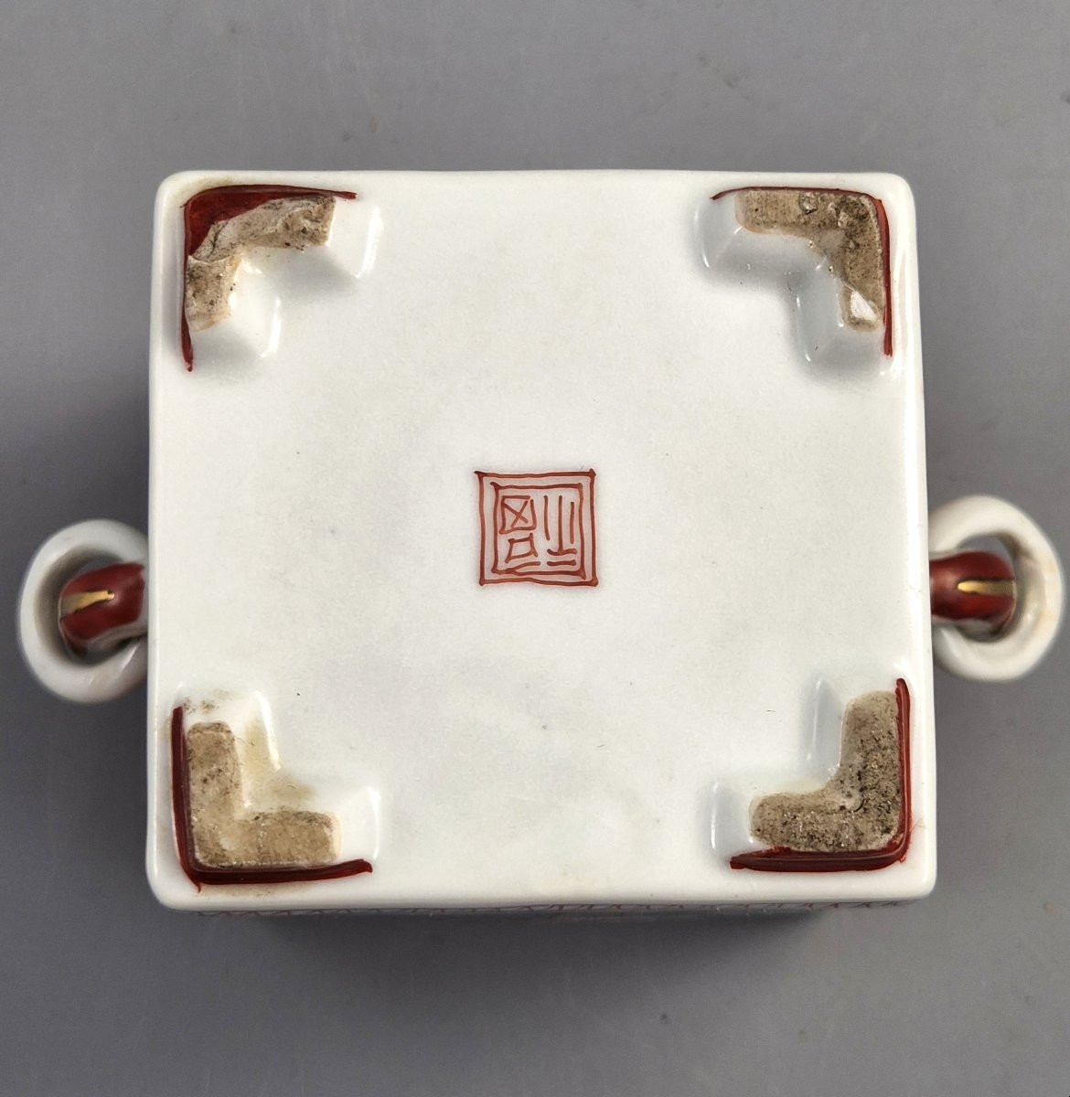 Rare Imari Porcelain Koro - Edo Period, Bakumatsu Period C.1860 - Nanban Subject-photo-6