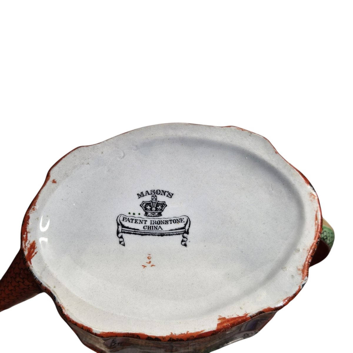 Théière Mason’s Patent Ironstone Red Scale “New Oval”, vers 1820–1830-photo-6