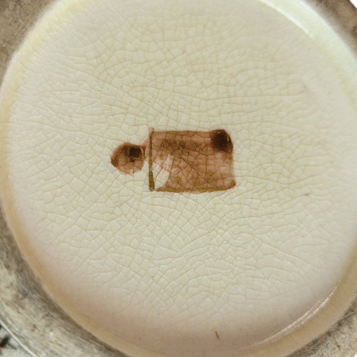 Paire de vases Satsuma mille papillons, signés Kinzan, époque Meiji-photo-2