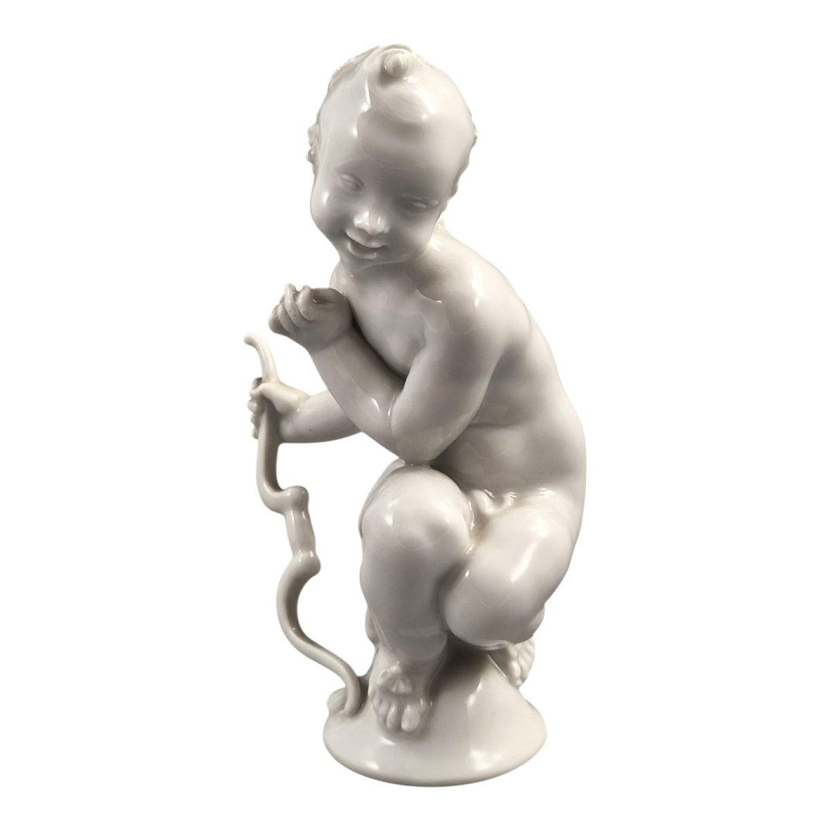 Meissen, figure en porcelaine Blanc de Chine « Amor », Paul Scheurich, vers 1910–1924-photo-2