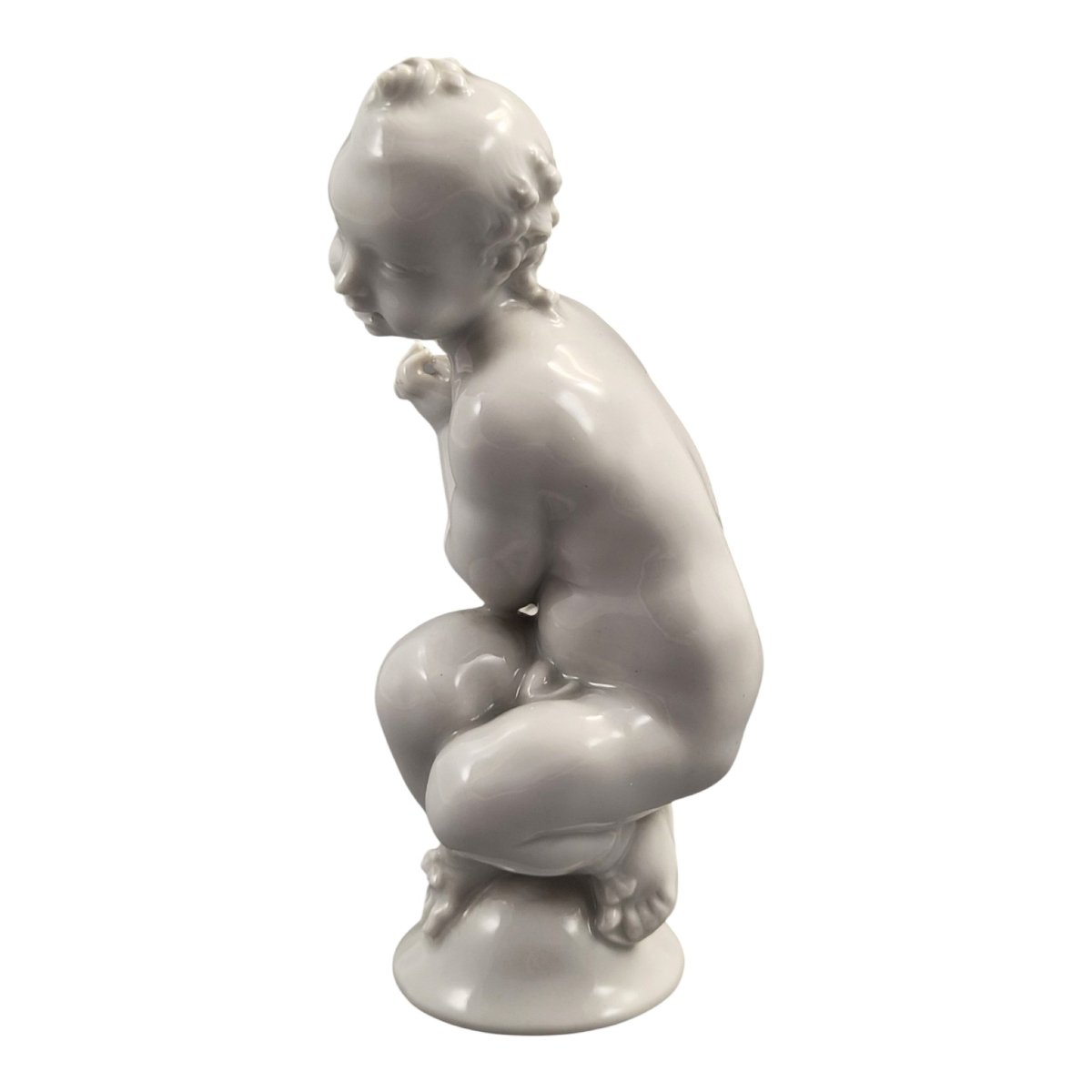 Meissen, figure en porcelaine Blanc de Chine « Amor », Paul Scheurich, vers 1910–1924-photo-3