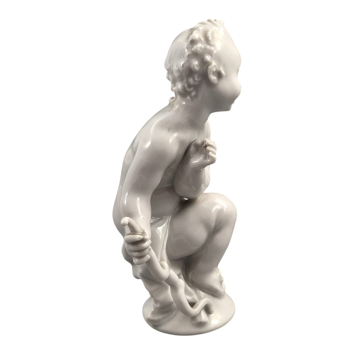 Meissen, figure en porcelaine Blanc de Chine « Amor », Paul Scheurich, vers 1910–1924-photo-2
