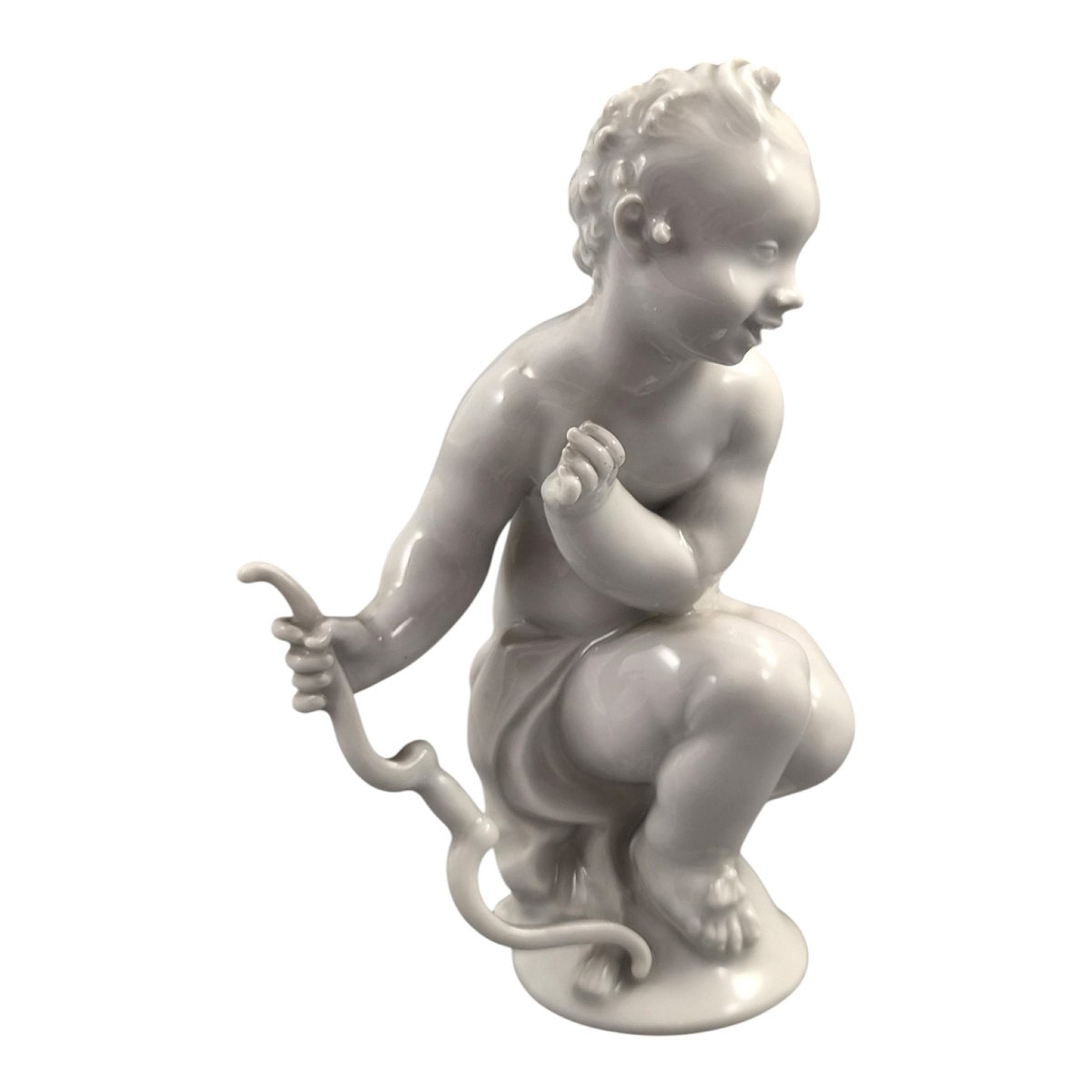 Meissen, figure en porcelaine Blanc de Chine « Amor », Paul Scheurich, vers 1910–1924-photo-3
