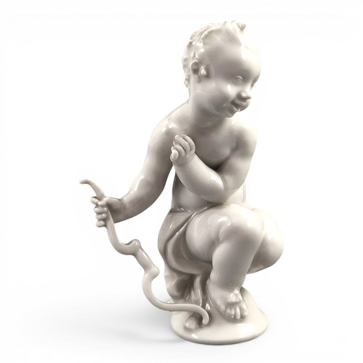 Meissen, figure en porcelaine Blanc de Chine « Amor », Paul Scheurich, vers 1910–1924