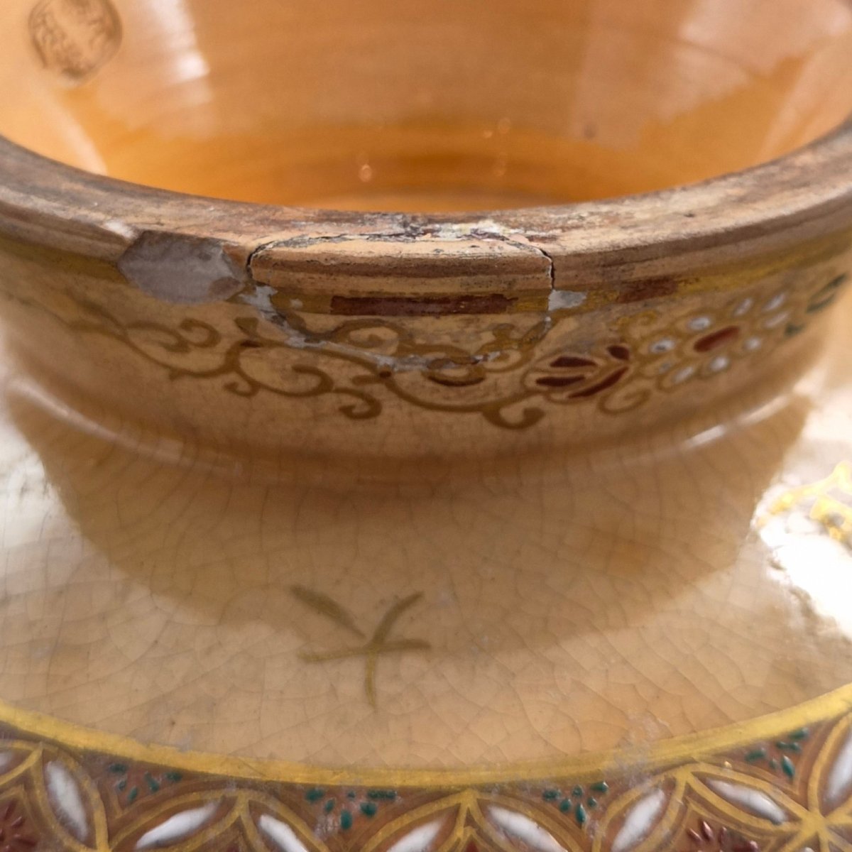 Vase Satsuma de Kyoto époque Meiji, atelier Kinkōzan, avec socle-photo-7