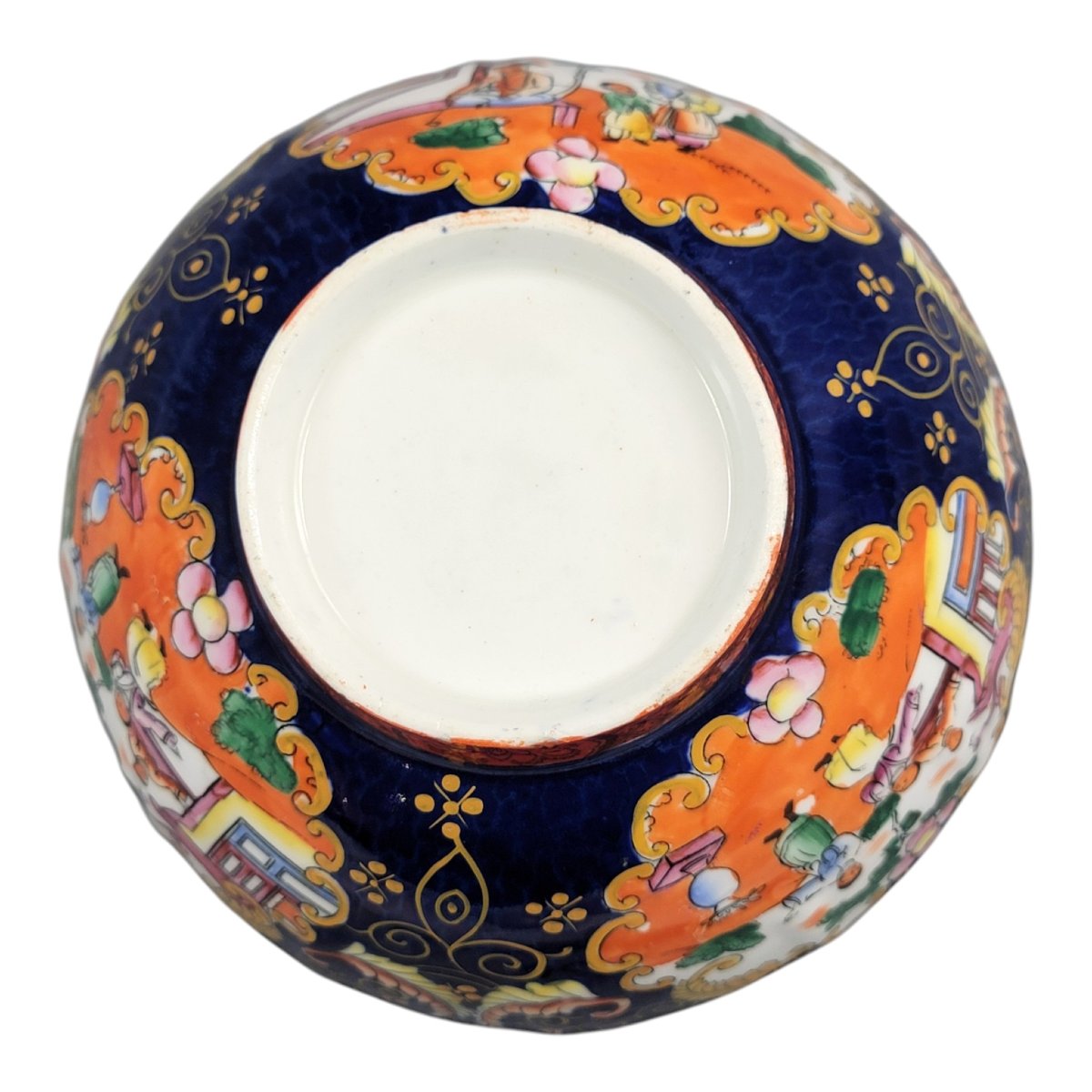Mason’s Patent Ironstone Large Covered Bowl, Chinoiserie Pattern, C.1820-photo-3
