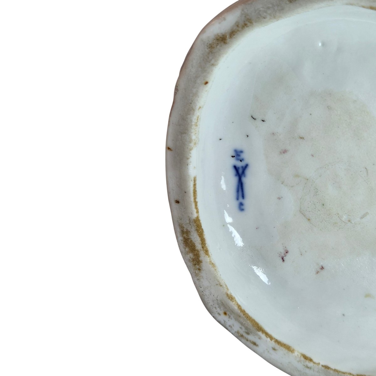 Bourdois & Bloch French Porcelain Lace Group “musical Couple”-photo-6
