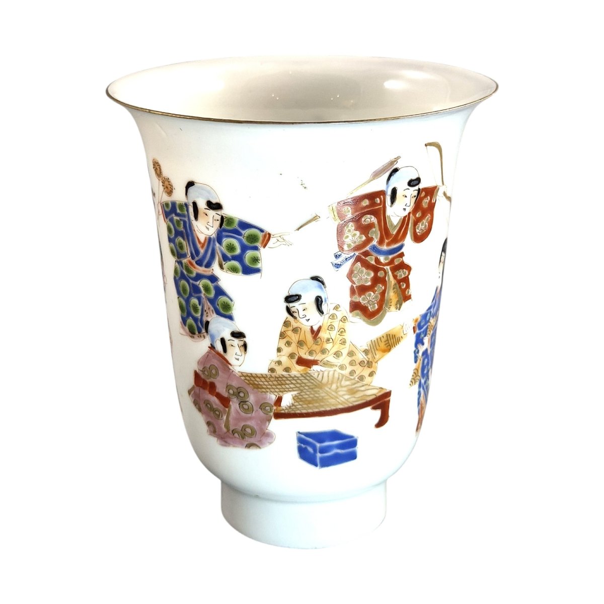 Vase Gobelet En Porcelaine Japonaise Eggshell, Marque Hichozan Shinpo, Vers 1860–1880-photo-2