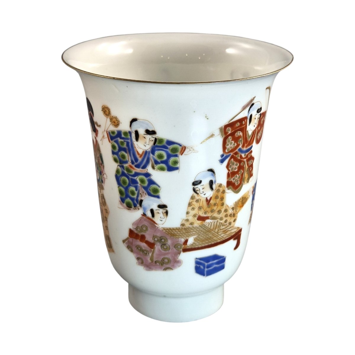 Vase Gobelet En Porcelaine Japonaise Eggshell, Marque Hichozan Shinpo, Vers 1860–1880-photo-2