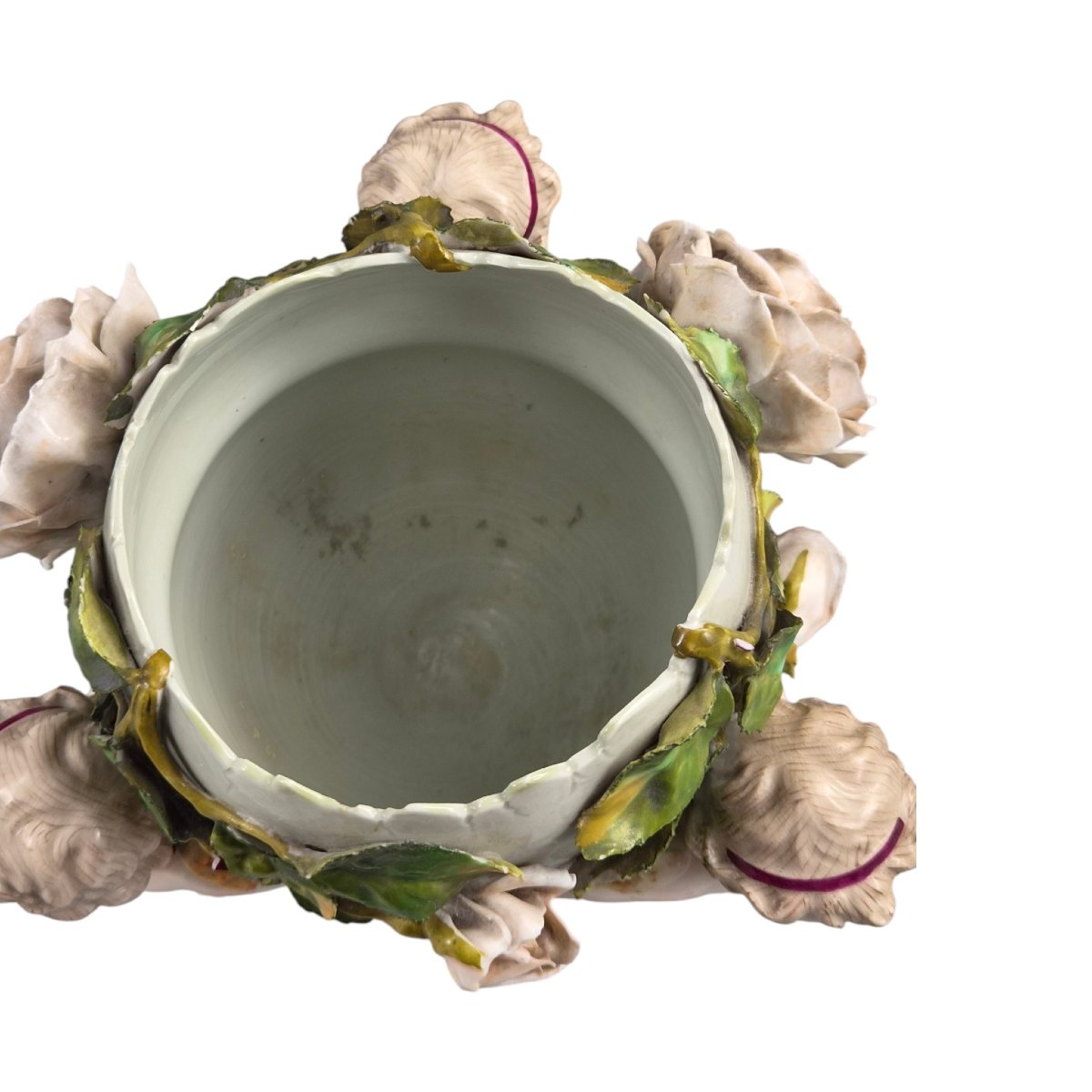 Victorian Sitzendorf Cherub Centrepiece Vase, Germany, C.1884–1902-photo-3