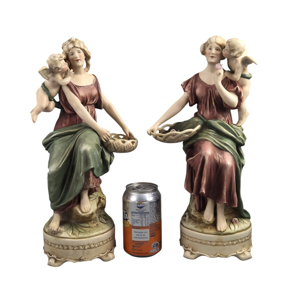 Royal Dux Bohemia Art Nouveau Figures By H. Schubert-photo-5