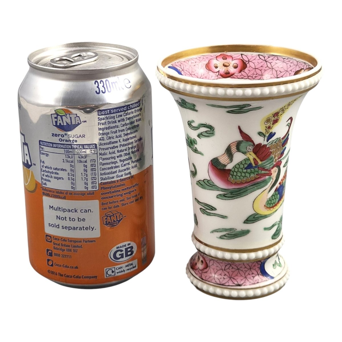Regency Spode Chinoiserie Spill Vase With Mandarin Ducks, C. 1820–1825-photo-5