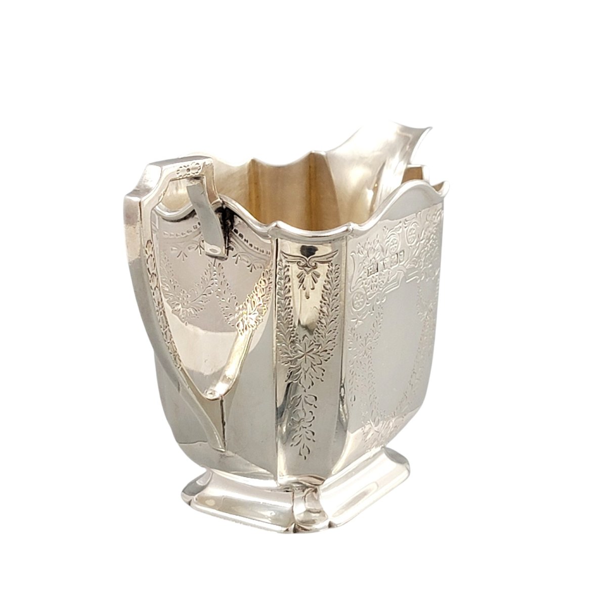 Victorian Sterling Silver Four-piece Tea Service By Atkin Brothers, Sheffield 1892-photo-1