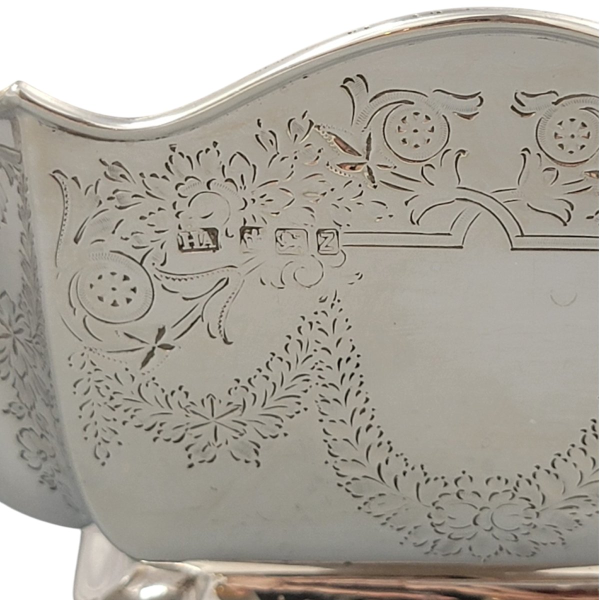 Victorian Sterling Silver Four-piece Tea Service By Atkin Brothers, Sheffield 1892-photo-7
