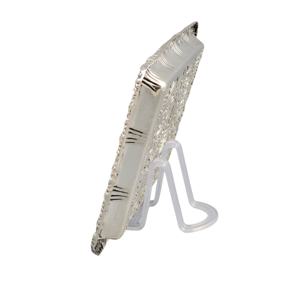 Plateau à cartes en argent sterling, Robert Pringle & Sons, Londres, 1904-photo-2