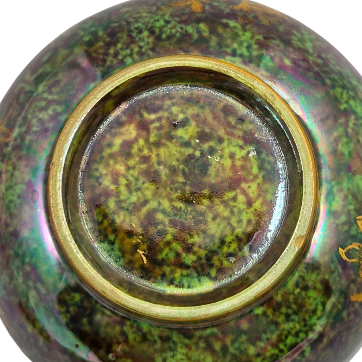 Daisy Makeig-jones Wedgwood Fairyland Lustre Green Butterfly Bowl, C.1920-photo-7