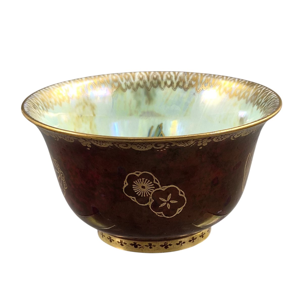 Wedgwood Fairyland Ruby Lustre Butterfly Bowl By Daisy Makeig-jones, C.1914-photo-3