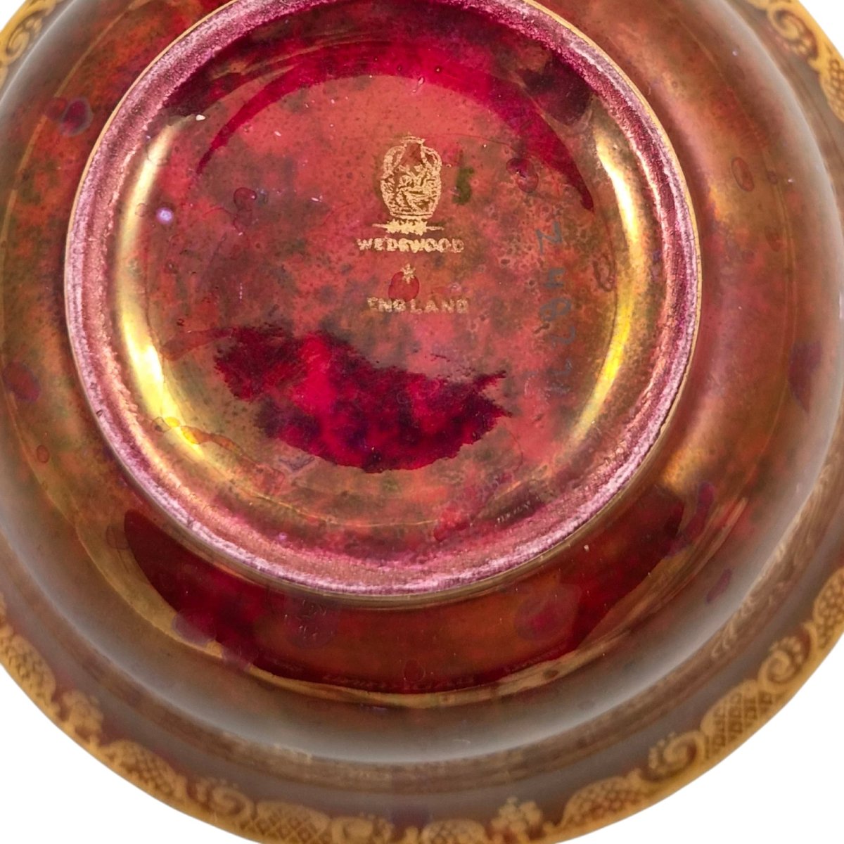 Wedgwood Fairyland Ruby Lustre Butterfly Bowl By Daisy Makeig-jones, C.1914-photo-5
