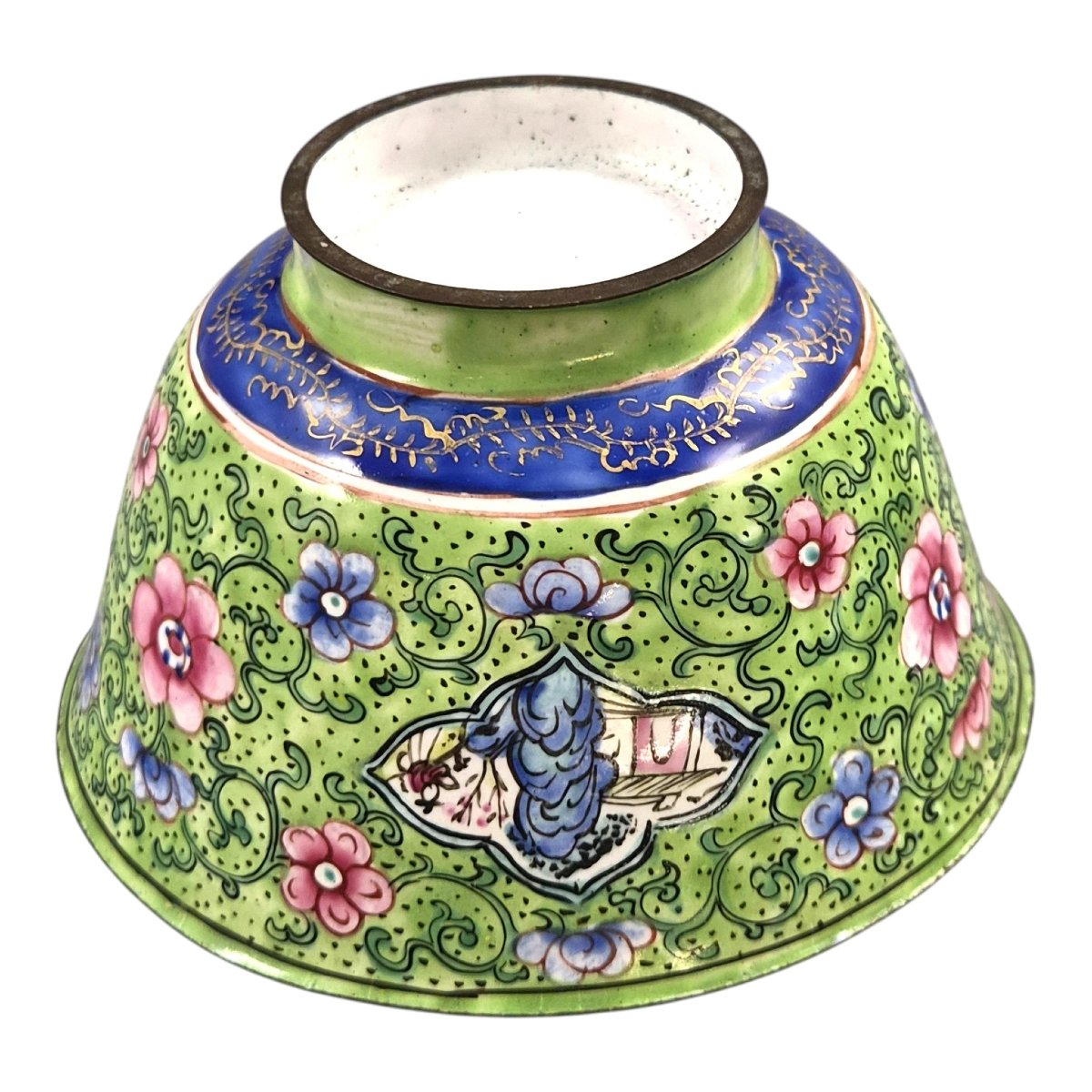 Gaiwan chinois en émaux de Canton, dynastie Qing, vers 1850–1860-photo-6