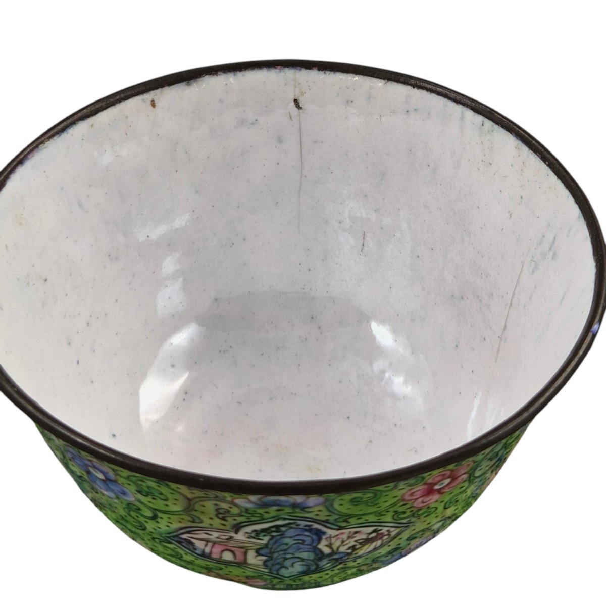 Gaiwan chinois en émaux de Canton, dynastie Qing, vers 1850–1860-photo-7