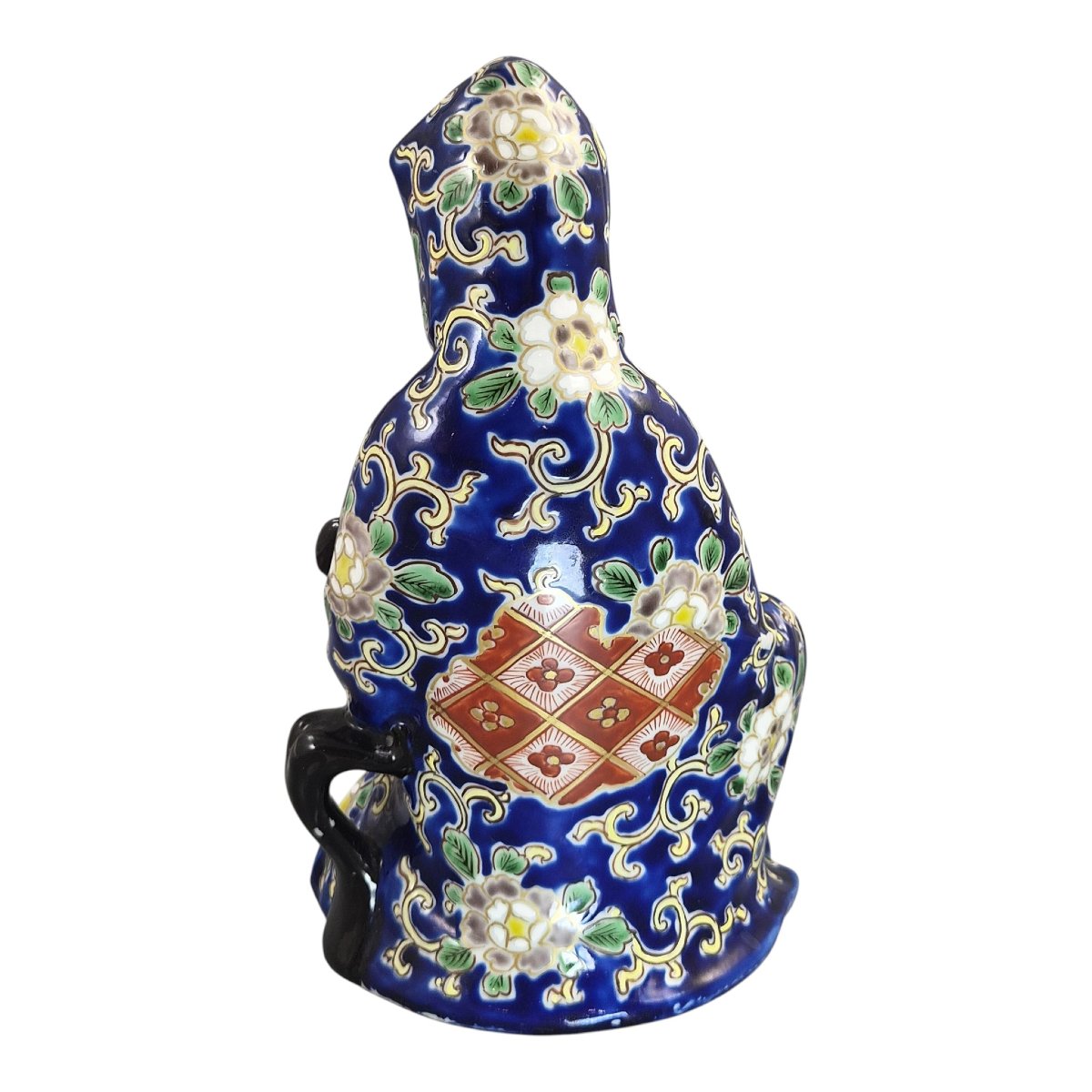 Figure Japonaise en Porcelaine d’Arita Représentant Jigoku Dayū, vers 1921-photo-4