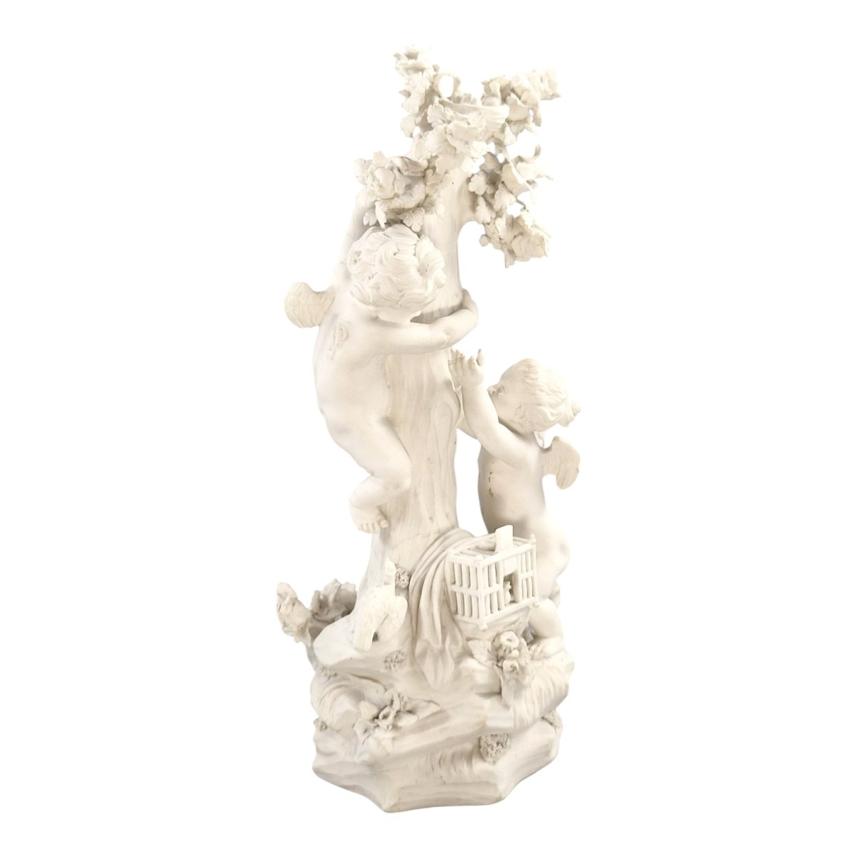 Rare Derby Biscuit Porcelain Air Group, Four Elements No. 48, C.1773-photo-3