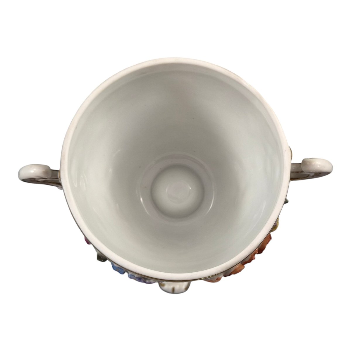Urne Pot-pourri Couverte En Porcelaine De Carl Thieme, Potschappel Dresde, Vers 1901-photo-5