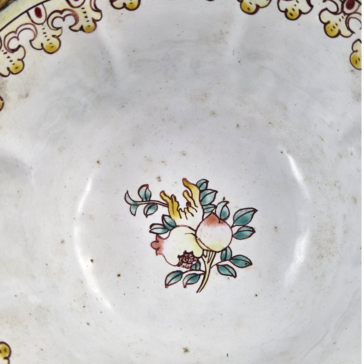 Coupe En Émail Peint De Canton Sur Cuivre Famille Noire, Vers 1885-1905-photo-3