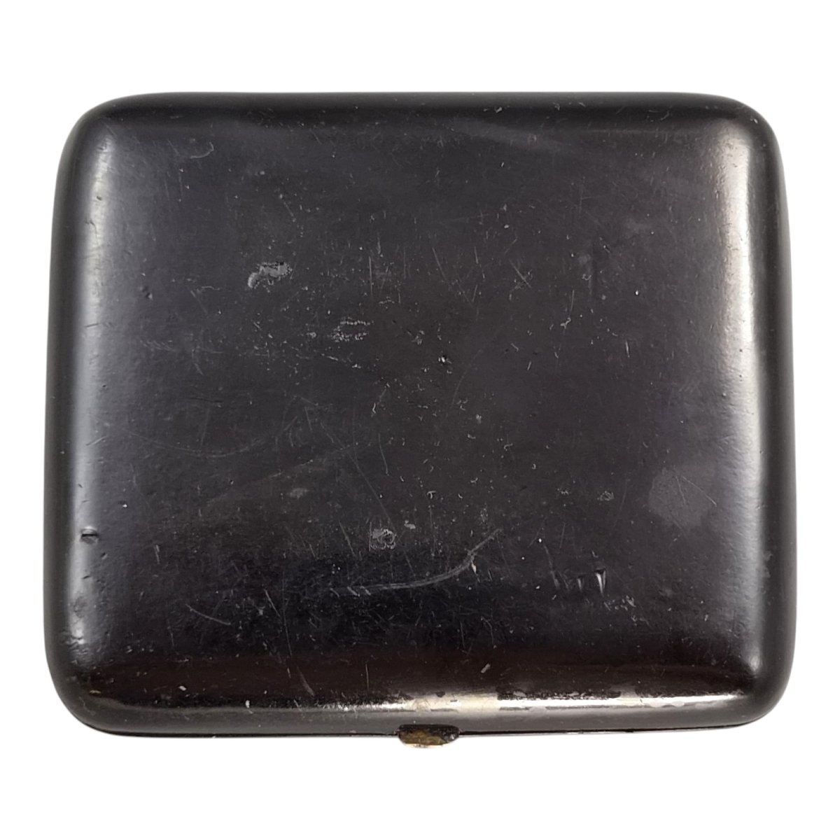 Russian Papier-mâché Lacquer Cigarette Case Attributed To Vishnyakov, C.1850-1870-photo-3