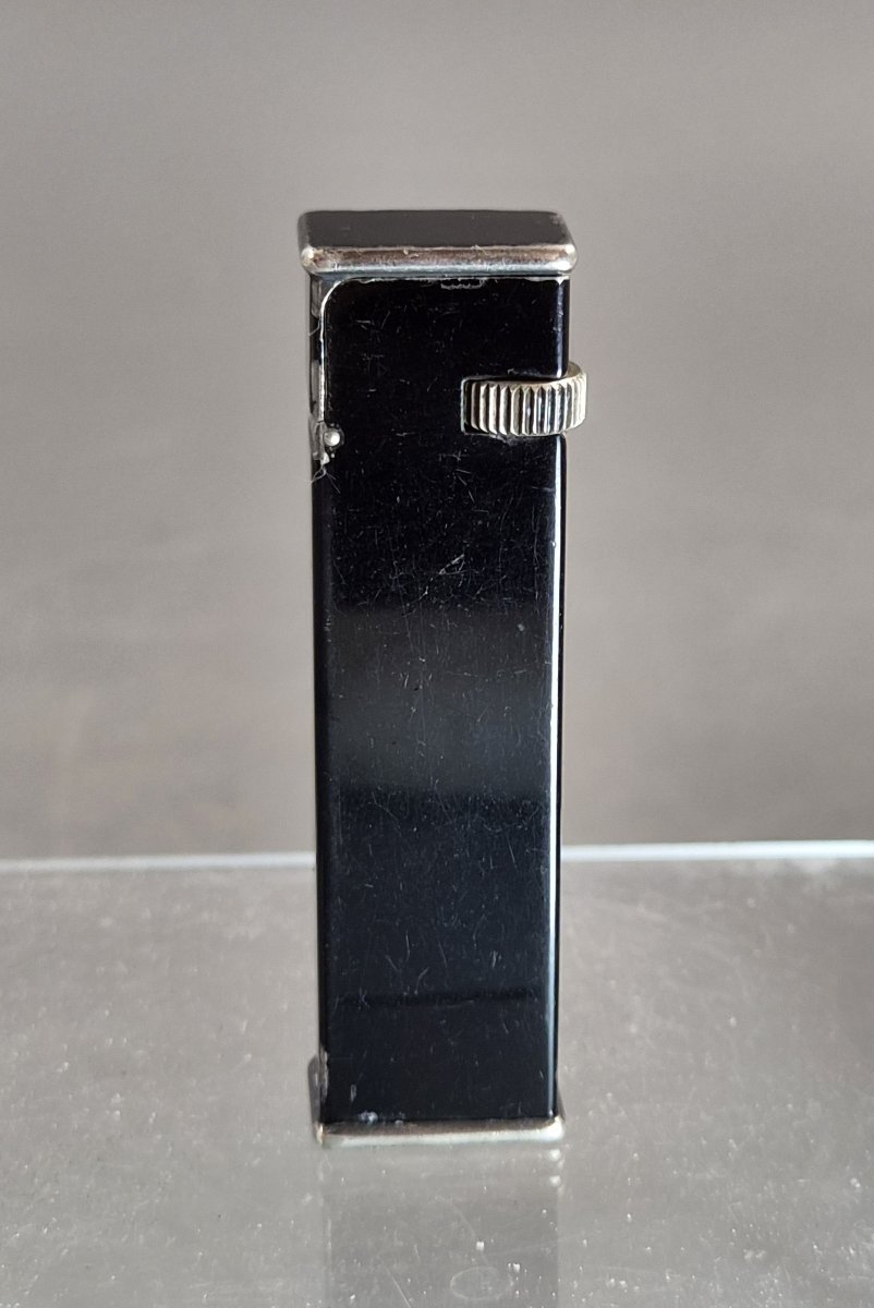 Briquet Dunhill Tallboy sous licence Cartier en laque noire, Angleterre, vers 1933–1935-photo-4
