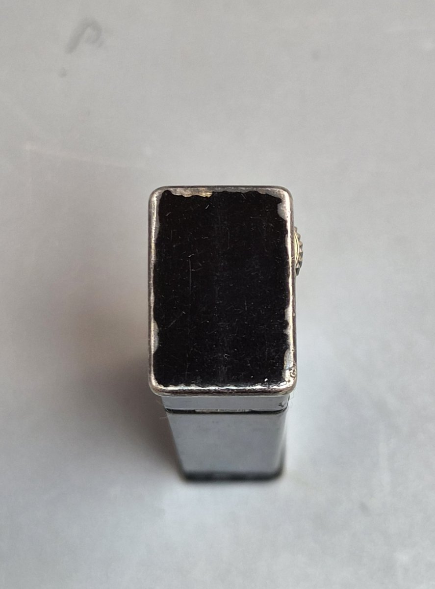 Briquet Dunhill Tallboy sous licence Cartier en laque noire, Angleterre, vers 1933–1935-photo-1