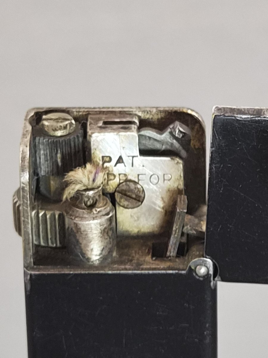 Briquet Dunhill Tallboy sous licence Cartier en laque noire, Angleterre, vers 1933–1935-photo-2