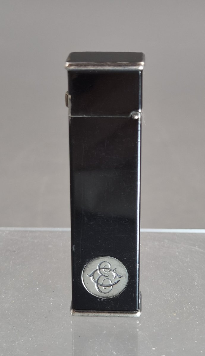 Briquet Dunhill Tallboy sous licence Cartier en laque noire, Angleterre, vers 1933–1935