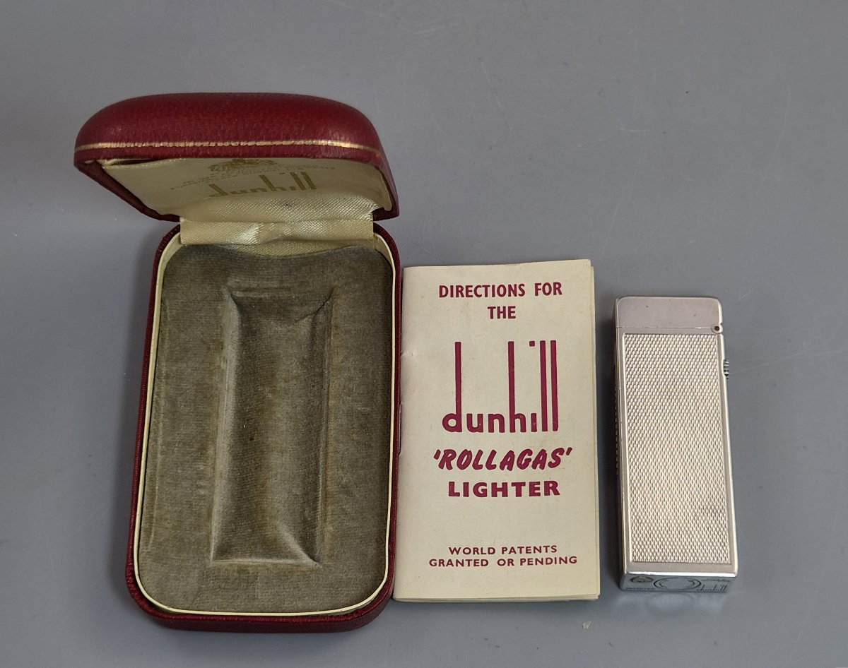 Briquet de présentation Dunhill Rollagas Alfa Romeo, Suisse, fin des années 1950