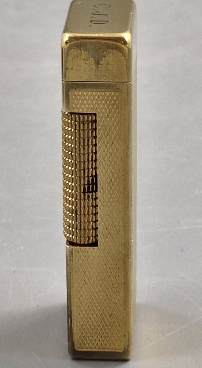 Vintage 1967 Dunhill Rollagas Gold Plated Lighter Blair Atholl-photo-1