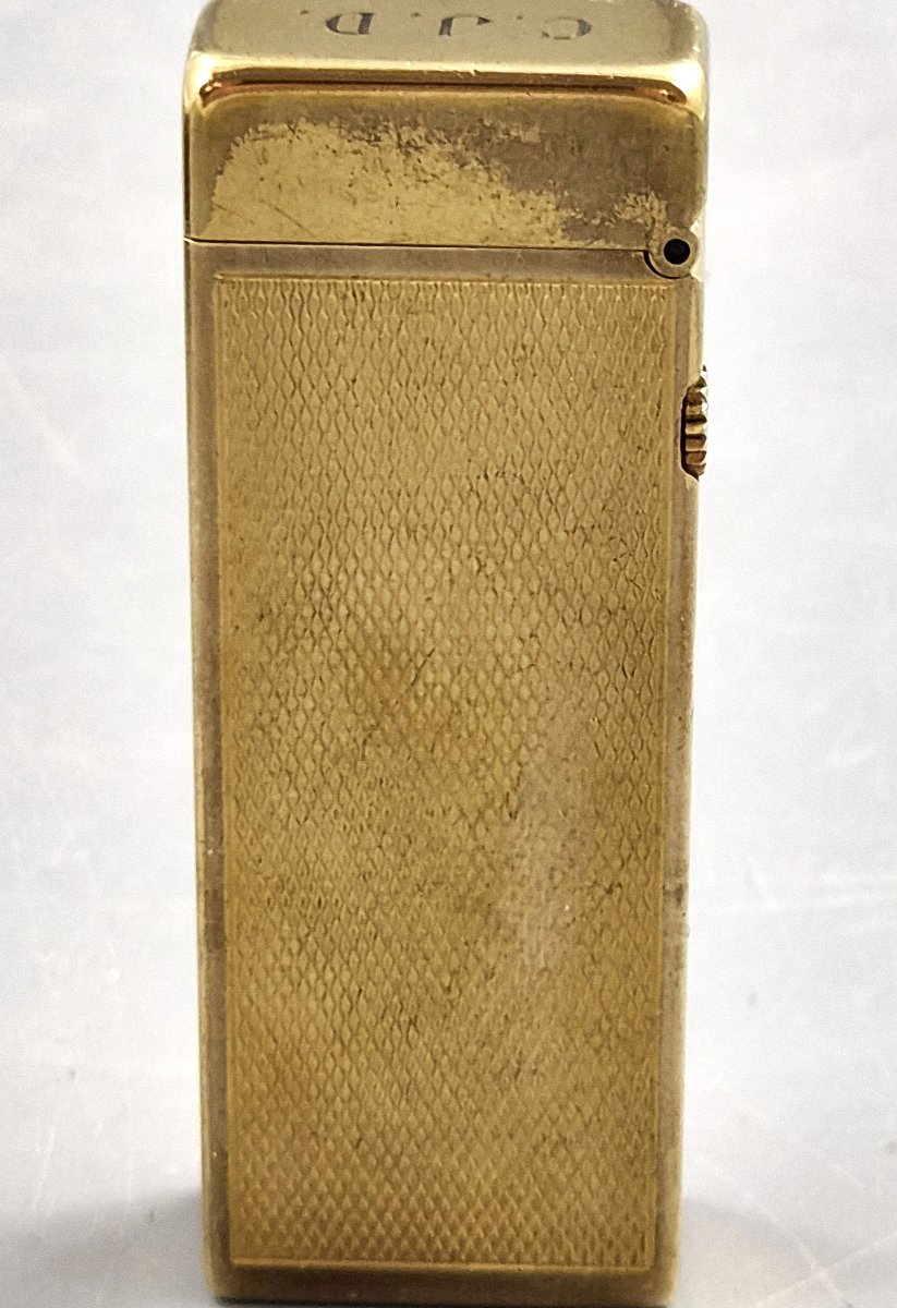 Vintage 1967 Dunhill Rollagas Gold Plated Lighter Blair Atholl-photo-2