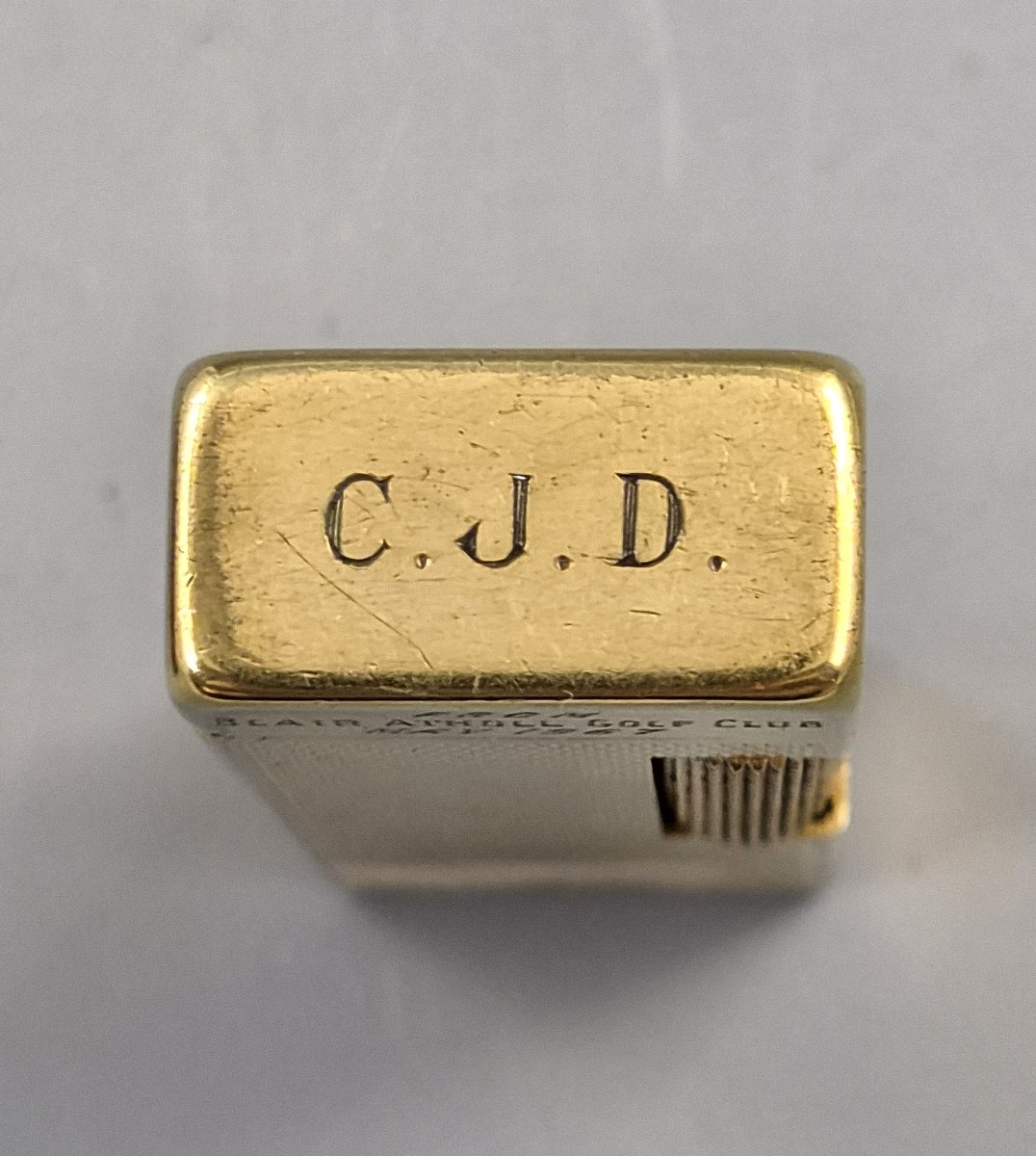 Vintage 1967 Dunhill Rollagas Gold Plated Lighter Blair Atholl-photo-4