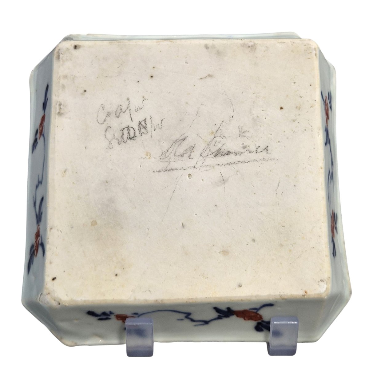 Chinese Imari Porcelain Square Bowl, Kangxi Period, C.1700-1720-photo-3