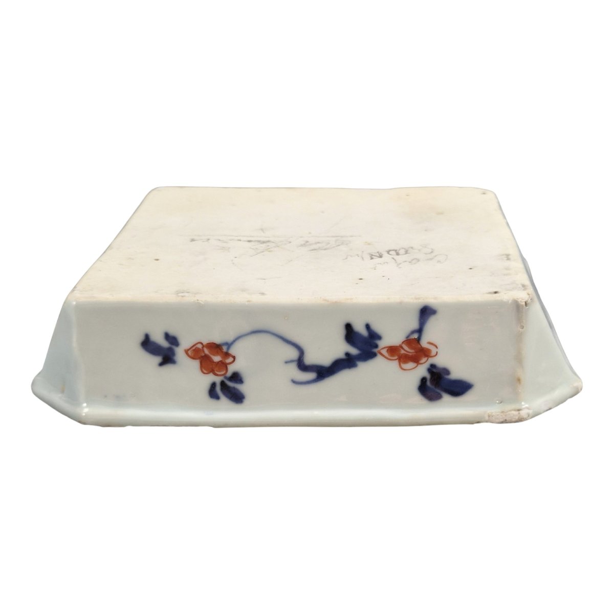 Chinese Imari Porcelain Square Bowl, Kangxi Period, C.1700-1720-photo-3