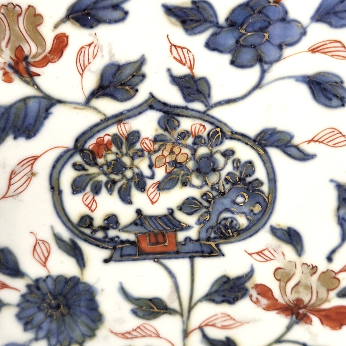 Chinese Imari Porcelain Square Bowl, Kangxi Period, C.1700-1720-photo-5