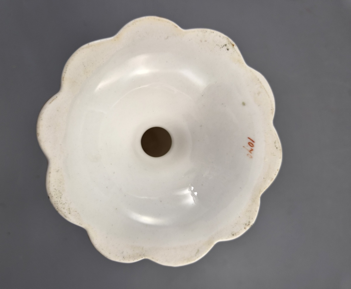 Pair Of Ridgway Porcelain Candlesticks, Foliage Model, Design No. 1070, C. 1825–1830-photo-4