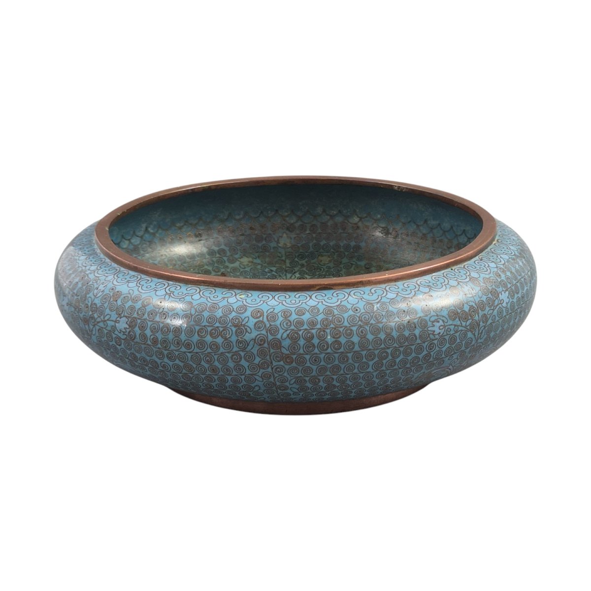 Chinese Cloisonné Enamel Scholar's Brush Washer, C.1890-photo-2