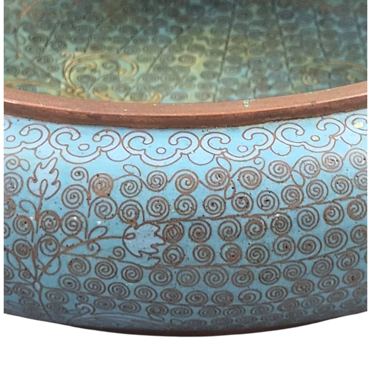 Chinese Cloisonné Enamel Scholar's Brush Washer, C.1890-photo-7