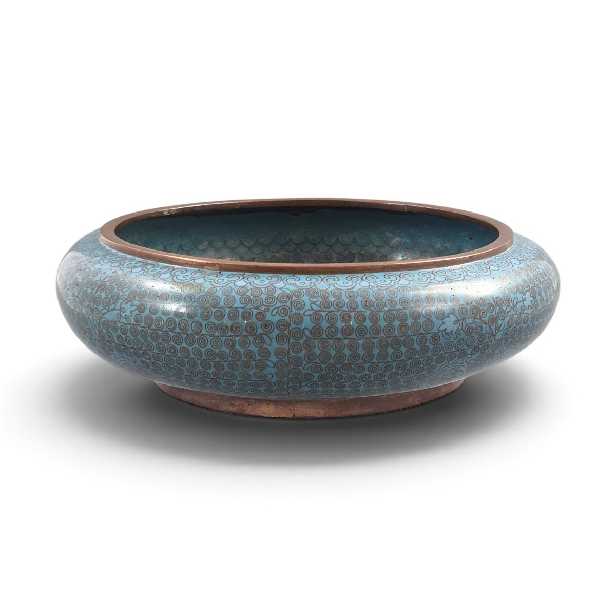 Chinese Cloisonné Enamel Scholar's Brush Washer, C.1890